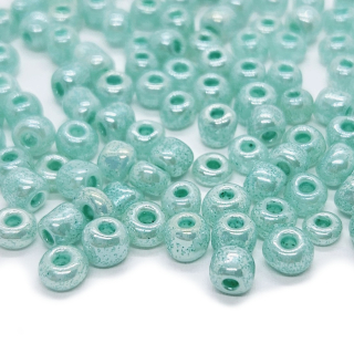Rokajl, perleť, mintová, 4mm, 50g