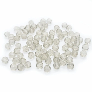 Korálky broušené CZ, 4mm, šedá, 40ks