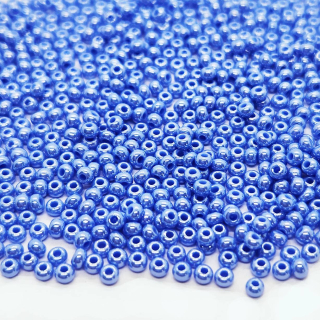 Rokajl Preciosa perleť, 2,3mm, modrá jemná, 20g