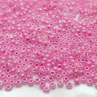 Rokajl Preciosa perleť, 2,3mm, růžová světlá, 20g
