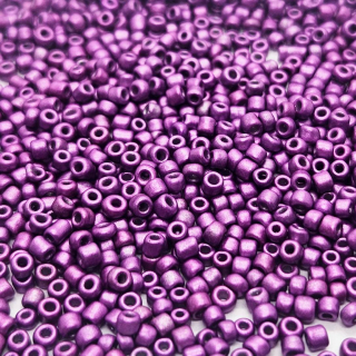 Rokajl metalický, 2mm, fialová, 50g