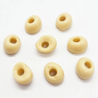 Korálky broušené CZ, 10x8mm, béžová, 8ks