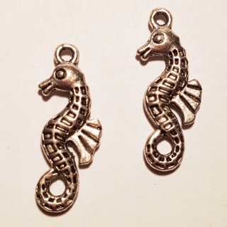 Přívěsek 26x10mm, mořský koník, 2ks