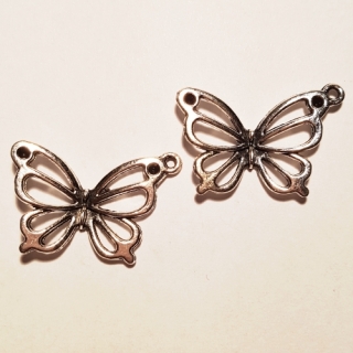 Přívěsek 28x19mm, motýl, 1ks