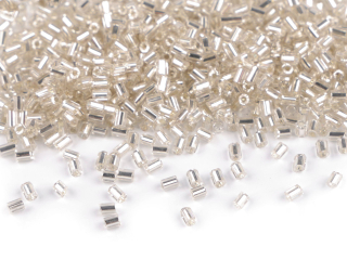 Rokajl sekaný, 2-2,8mm, stříbrná, 30g