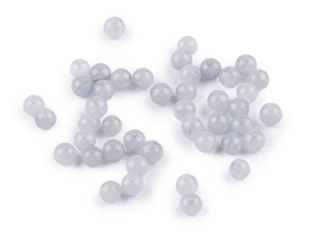 Minerál Akvamarín syntetický, 4mm, 8ks