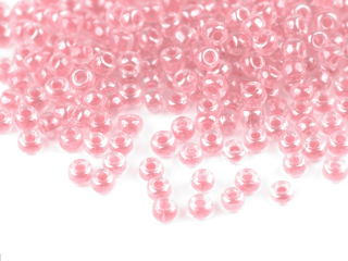 Rokajl s průtahem zářivý, 3mm, růžová stř., 50g