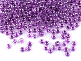 Rokajl s průtahem zářivý, 3mm, fialová, 50g