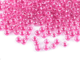 Rokajl s průtahem zářivý, 3mm, růžová, 50g