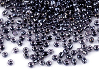 Rokajl s průtahem zářivý, 3mm, šedá, 50g
