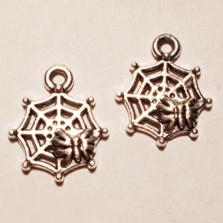 Přívěsek 16x13mm, pavouk, 1ks