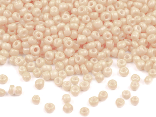 Rokajl skleněný, 2mm, lososová světlá, 50g