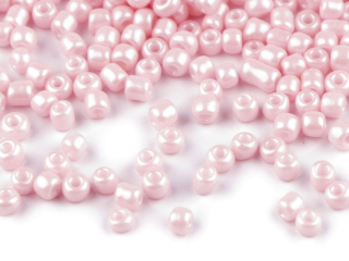 Rokajl skleněný, 2mm, růřová lastura, 50g