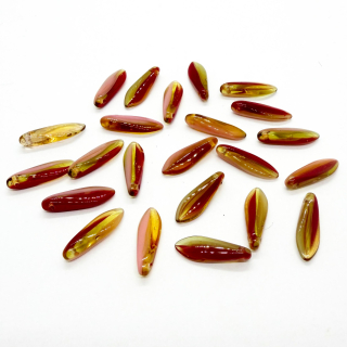 Korálky broušené CZ, 16x5mm, mix, 23ks