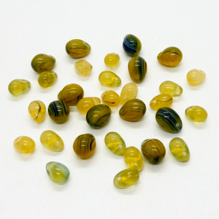 Korálky broušené CZ, 6x4-7x5mm, mix, 32ks