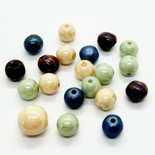 Korálky broušené CZ, 5-8mm, mix, 20ks