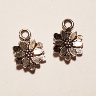 Přívěsek 15x10mm, kytka, 1ks