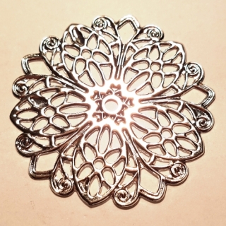 Filigránový kruh, 45mm, 1ks
