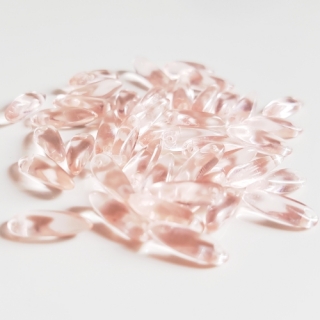 Jazýčky, 10x3mm, růžová světlá, 40ks