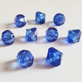 Lucerna, 11x11mm, modrá, 20ks