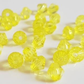 Lucerna, 6x6mm, žlutá, 50ks