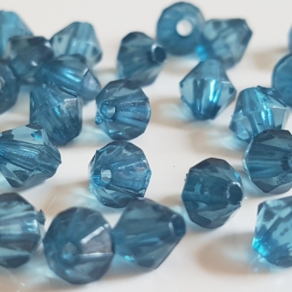 Lucerna, 6x6mm, zelená tmavá, 50ks