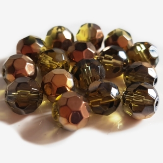 Ohňovky polokov, 8mm, žlutá, 10ks