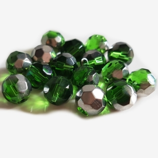 Ohňovky polokov, 8mm, zelená, 10ks